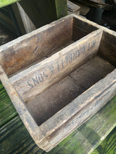 Garrett & Sons Scotch Made Snuff Tobacco Box Crate